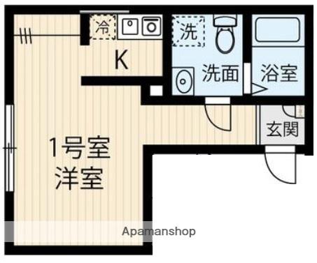 レオーネ八広(ワンルーム/2階)の間取り写真