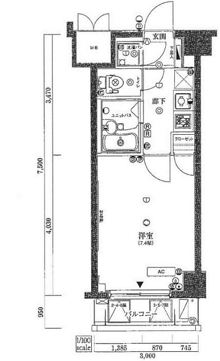 ラグーンシティ文京小石川 6階階 間取り