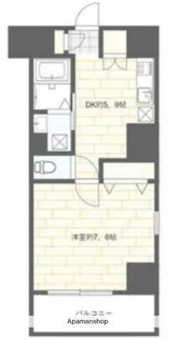 MLコート木場(1DK/4階)の間取り写真