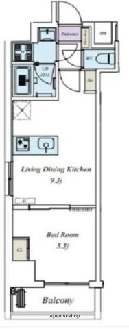 ドムス・スタイル森下(1LDK/5階)の間取り写真