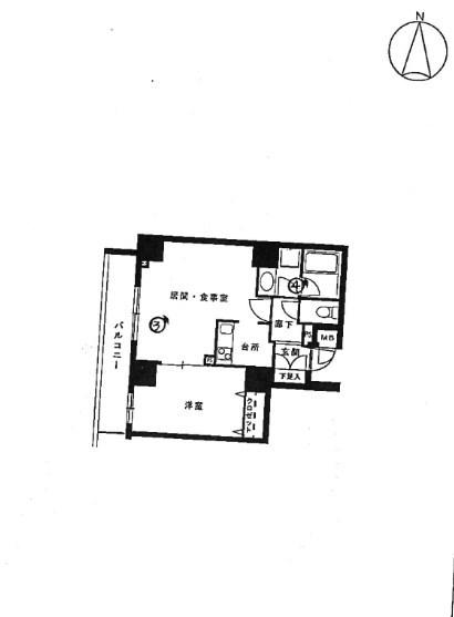 アイル秋葉原NORTH 10階階 間取り