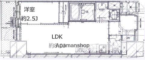 GARDEN XAVISS木場(1LDK/6階)の間取り写真