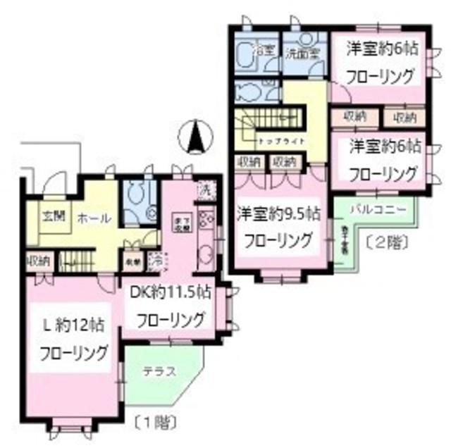 目白台３丁目賃貸住宅(3LDK)の間取り写真