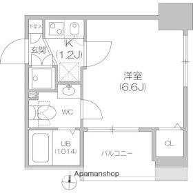 アジールコート中野坂上 9階階 間取り