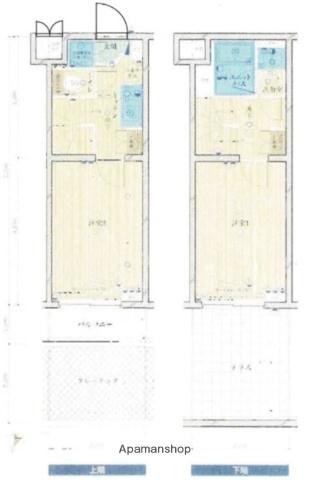ルーブル鷺宮参番館 1階階 間取り