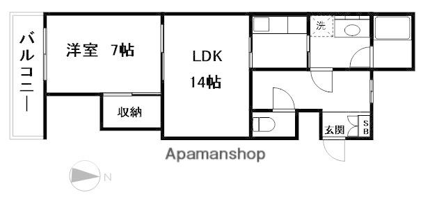 グランヴィル中野 6階階 間取り