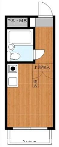 トップ中野第2(ワンルーム/1階)の間取り写真