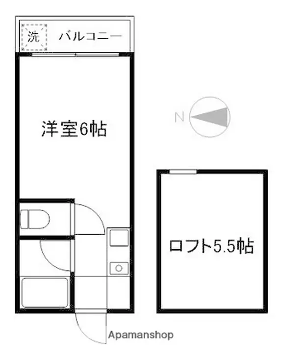 リーガル武蔵関 1階階 間取り