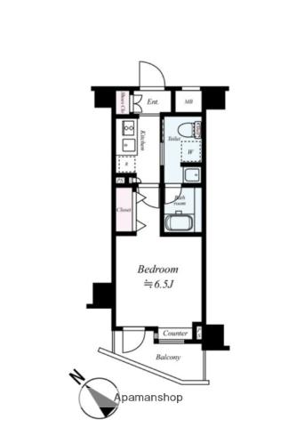ステージグランデ新桜台(1K/1階)の間取り写真
