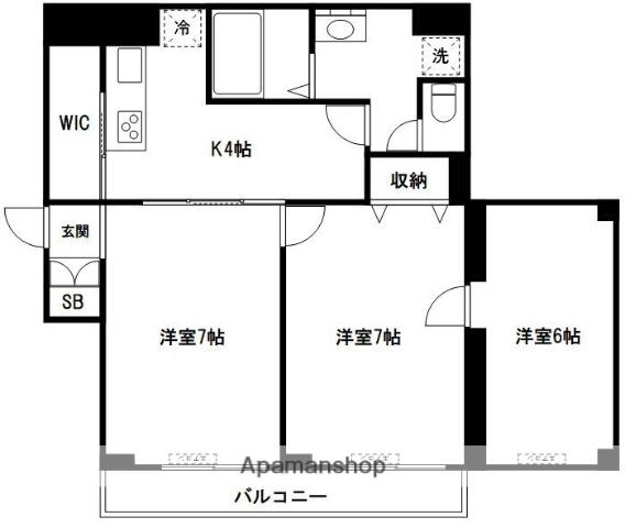 目白おとめ山テラスボックス 2階階 間取り