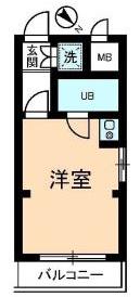 ダイホープラザ大塚(ワンルーム/1階)の間取り写真