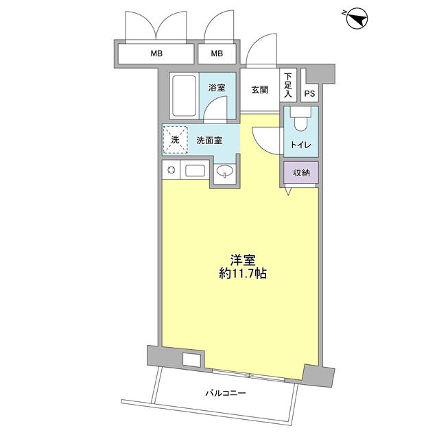 エスポワール渋谷松濤 2階階 間取り