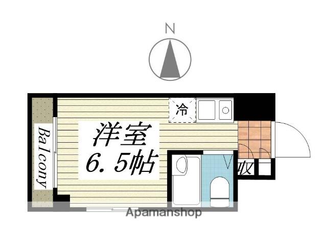 フォーラムイン・東京(ワンルーム/6階)の間取り写真