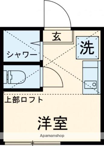高円寺プレイス(ワンルーム/1階)の間取り写真
