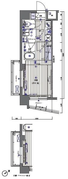 メインステージ板橋本町(1K/10階)の間取り写真