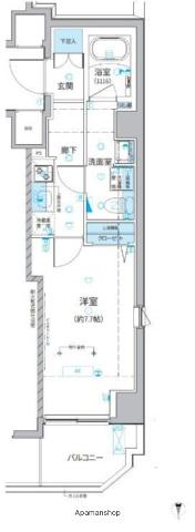 ベルシード池袋本町(1K/8階)の間取り写真