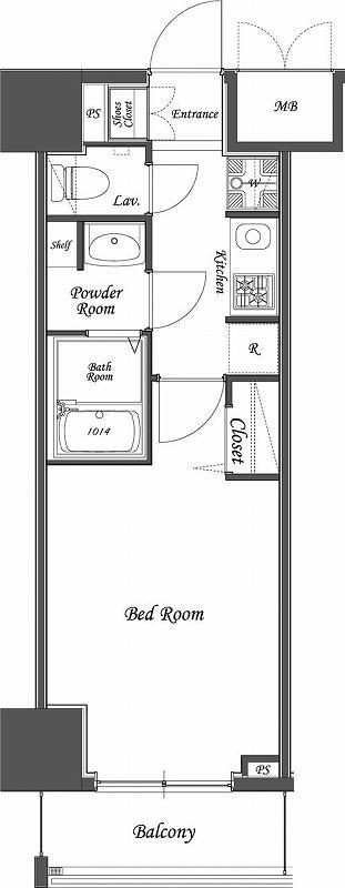 Nステージ本蓮沼(1K/2階)の間取り写真