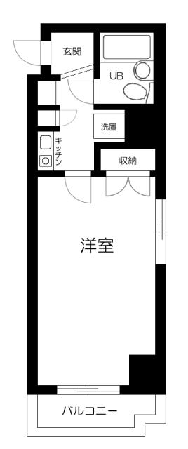 シェモアSASAKI(1K/2階)の間取り写真