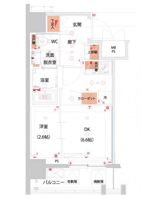ハーモニーレジデンス山手大塚ザ・ガーデン 3階階 間取り