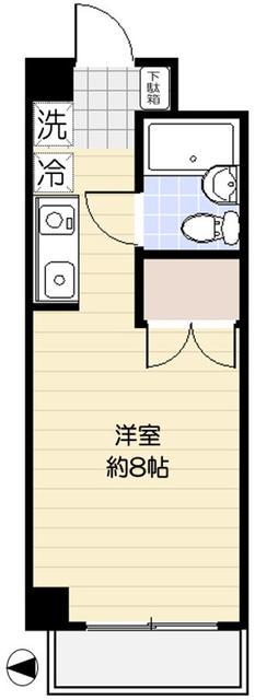 TRUST VALUE西荻窪(ワンルーム/2階)の間取り写真