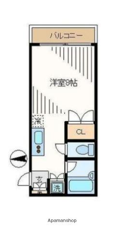 新氷五番館(1K/3階)の間取り写真