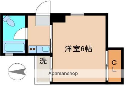 HX NAKANO(1K/6階)の間取り写真