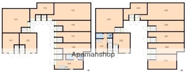TOKYOβ千川6(ワンルーム/1階)の間取り写真