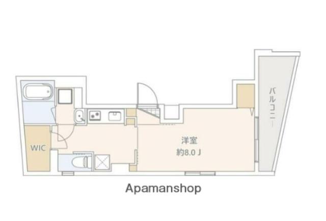 GRANDUO KOUENJI V(1K/3階)の間取り写真