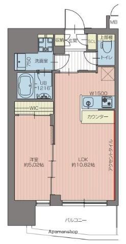 プレジオ池袋ノース(1LDK/5階)の間取り写真