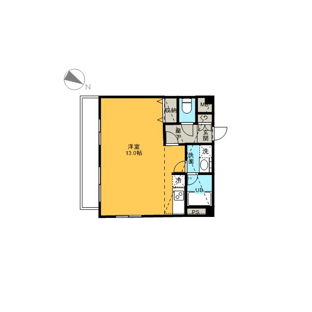 セントハイランド大塚(1LDK/5階)の間取り写真