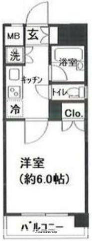 エクセリア池上 2階階 間取り