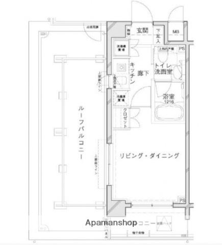 THEパームス田園調布 4階階 間取り