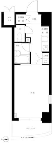ルーブル蒲田壱番館(1K/7階)の間取り写真