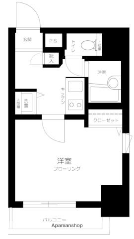 スカイコート目黒壱番館 7階階 間取り