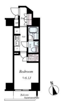 アルテシモ ピトレ(1K/7階)の間取り写真