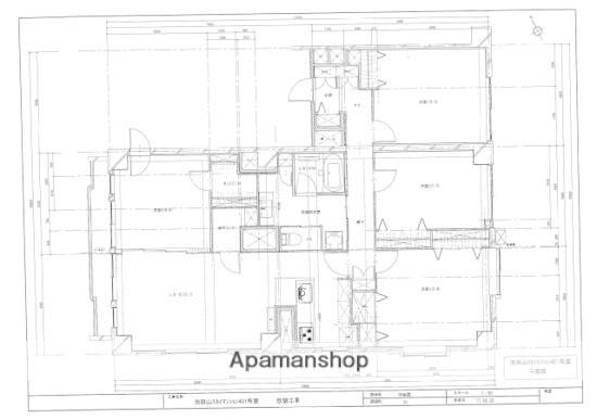 池田山スカイマンション(4LDK/4階)の間取り写真