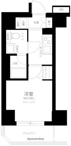 ハーモニーレジデンス品川WEST 4階階 間取り