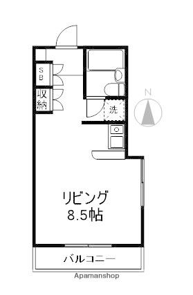 エスポワール西馬込 2階階 間取り