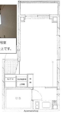 メゾンアイル(ワンルーム/2階)の間取り写真