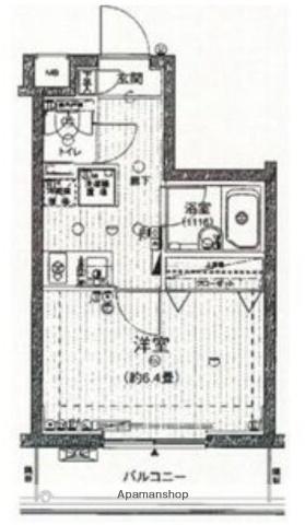 プレールドゥーク池上(1K/2階)の間取り写真