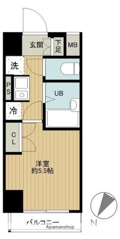 ロイヤルパレス目黒 4階階 間取り