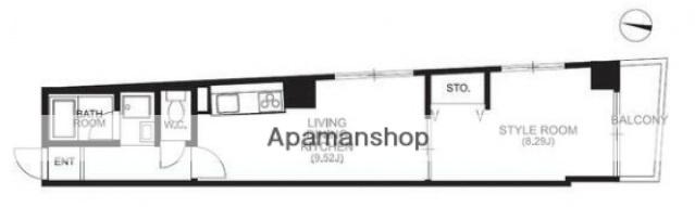 ステイブル蓮沼 2階階 間取り