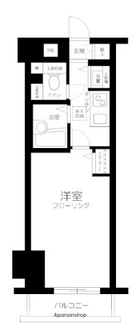 トーシンフェニックス五反田(1K/1階)の間取り写真