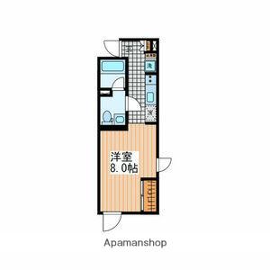 MDM白金台(ワンルーム/2階)の間取り写真