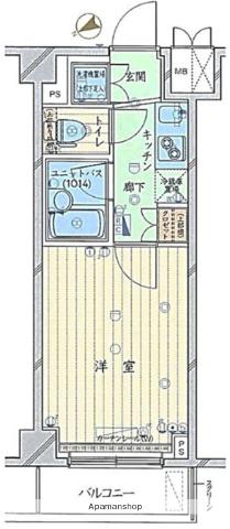 ルーブル品川南大井 2階階 間取り