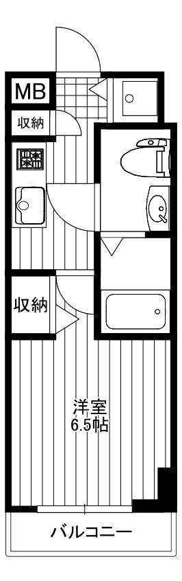 グランド・ガーラ日本橋兜町 3階階 間取り