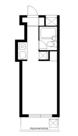 スカイコート蒲田(ワンルーム/3階)の間取り写真