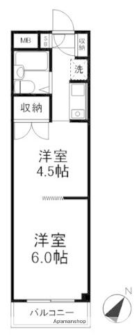 大森南マンション 2階階 間取り