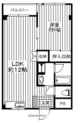 ヴァンドーム五反田 4階階 間取り