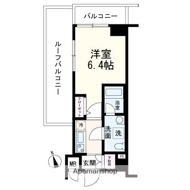 ラ・シード品川南大井 8階階 間取り